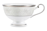 Чашка чайная с блюдцем Narumi Платиновый ноктюрн 230 мл, фарфор костяной - фото 2