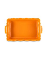 Форма для запекания прямоугольная Esprit de cuisine Festonne 41х25 см, ручки, оранжевая - фото 6