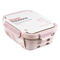 Контейнер для запекания, хранения и переноски продуктов в чехле Smart Solutions, 1050 мл, розовый - фото 6