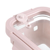 Контейнер для запекания, хранения и переноски продуктов в чехле Smart Solutions, 370 мл, розовый - фото 2