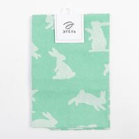 Набор полотенец Этель Hares & leaves 40х60 см - 2 шт., цвет зеленый, 100% хлопок - фото 9