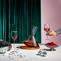 Набор бокалов для шампанского Round UP 200 мл, 2 шт, стекло хрустальное, Nude Glass - фото 5