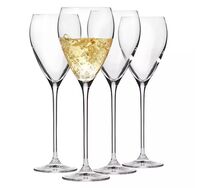 Набор бокалов для белого вина Жемчуг 280 мл. 4 шт, стекло, Krosno - фото 4