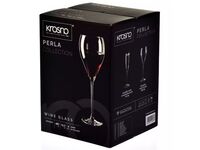 Набор бокалов для красного вина Жемчуг 480 мл, 4 шт, стекло, Krosno - фото 5