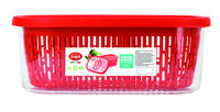 Контейнер для хранения овощей со съемной корзиной SNIPS 4 л, красный, пластик - фото 3