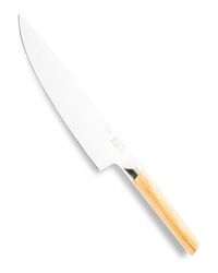 Нож поварской Шеф KAI Магороку Композит 20 см, два сорта стали, ручка светлое дерево - фото 10