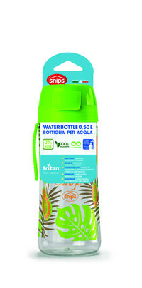 Бутылка для воды SNIPS Jungle 500 мл, зеленая, тритан - фото 3