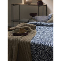 Евро - Комплект постельного белья, 200х220 см темно-синего цвета с принтом Спелая смородина , Tkano Scandinavian touch - фото 6