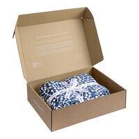 Евро - Комплект постельного белья, 200х220 см темно-синего цвета с принтом Спелая смородина , Tkano Scandinavian touch - фото 12