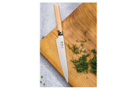 Нож кухонный KAI Магороку Композит 15 см, два сорта стали, ручка светлое дерево - фото 2