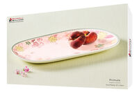 Блюдо овальное Primula, розовое, 37х23 см - фото 5