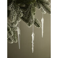 Набор ёлочных украшений Fancy icicles из коллекции New Year Essential, 6 шт. - фото 2