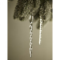 Набор ёлочных украшений Fancy icicles из коллекции New Year Essential, 6 шт. - фото 3