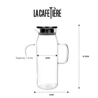 Графин одностенный стеклянный La Cafetière, 1,5 л - фото 4