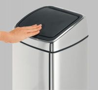 Контейнер для мусора "Touch Bin" прямоугольный полированный, 25 л - фото 2