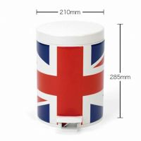 Контейнер для мусора с педалью "Union Jack", 5 л - фото 2