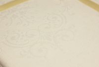 Скатерть круглая "Натурель лён молочный" 150 см, водоотталкивающая - фото 2