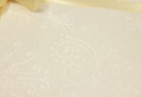 Скатерть круглая "Натурель лён молочный" 150 см, водоотталкивающая - фото 3