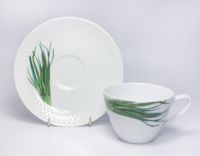 Чашка чайная Noritake "Овощной букет.Зелёный лук" 210мл - фото 2