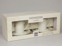 Набор из двух кофейных пар "Monsoon Lucille Gold" 100 мл - фото 7