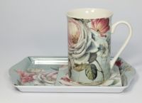 Чайный набор "Романтичный сад", 300 мл (3 предмета) - фото 4