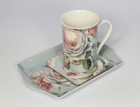 Чайный набор "Романтичный сад", 300 мл (3 предмета) - фото 5