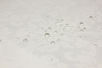 Скатерть овальная "Жаккард Барокко" белая 150х180 см, водоотталкивающая - фото 4