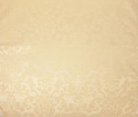 Скатерть прямоугольная "Жаккард Барокко" бежевая 150х150 см, водоотталкивающая - фото 2
