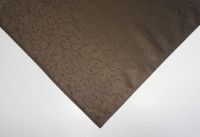 Скатерть прямоугольная "Завитки Шоколад" 150х210 см, водоотталкивающая - фото 3