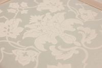Скатерть овальная "Версаль Серебро" 140х160 см, водоотталкивающая - фото 6