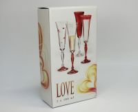 Свадебный набор бокалов для шампанского "Виктория" 180 мл, 2 шт. - фото 6