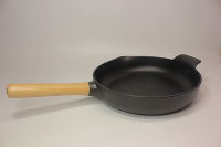 Сковорода чугунная 26 см, черная - фото 3