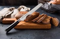 Нож кухонный "Samura Mo-V" для хлеба 230 мм, G-10 - фото 7