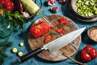 Нож кухонный "Samura Mo-V" Шеф 200 мм, G-10 - фото 8