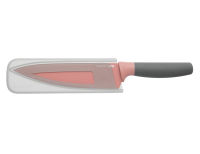 Нож поварской 19 см (розовый) - фото 2