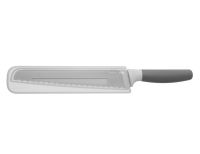 Нож для хлеба 23 см (серый) - фото 2