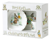 Детский набор посуды "Кролики" 3 пр. - фото 2