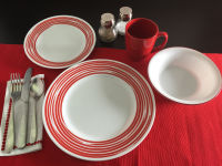 Набор посуды на 4 персоны "Brushed Red" 16 пр. - фото 3