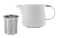 Чайник с ситечком Оттенки (белый), 600мл - фото 2
