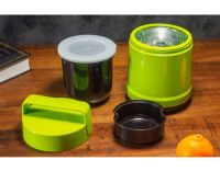 Термос ROCKET для еды (2 контейнера) ,1.0л , зеленый - фото 2