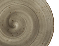 Обеденная тарелка Rustics 28 см, темно-серая. - фото 2
