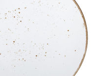 Обеденная тарелка Rustics 28 см, белая. - фото 2