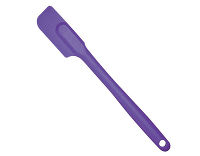 Лопатка половинчатая из силикона, цвет фиолетовый - фото 2