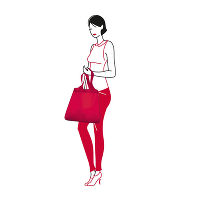 Сумка Mini maxi shopper red - фото 4