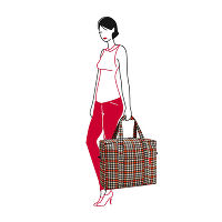 Сумка складная Mini maxi touringbag glencheck red - фото 3