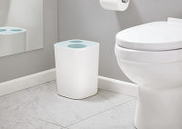 Контейнер мусорный Split™ для ванной комнаты, бело-голубой - фото 4