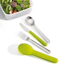 Набор столовых приборов GoEat™ Cutlery Set зелёный - фото 5