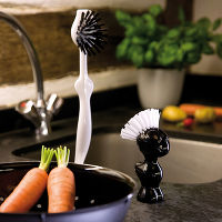 Щетка для мытья овощей TWEETIE чёрная - фото 5