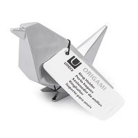 Держатель для колец Origami птица хром - фото 5