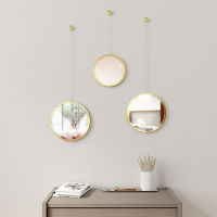 Зеркала декоративные Dima круглые латунь - фото 2
